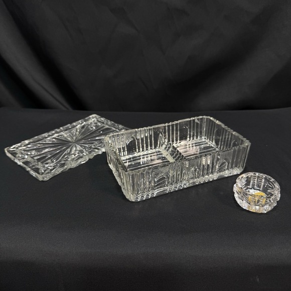 Other - Genuine German Lead Crystal Cigarette Holder and Ashtray